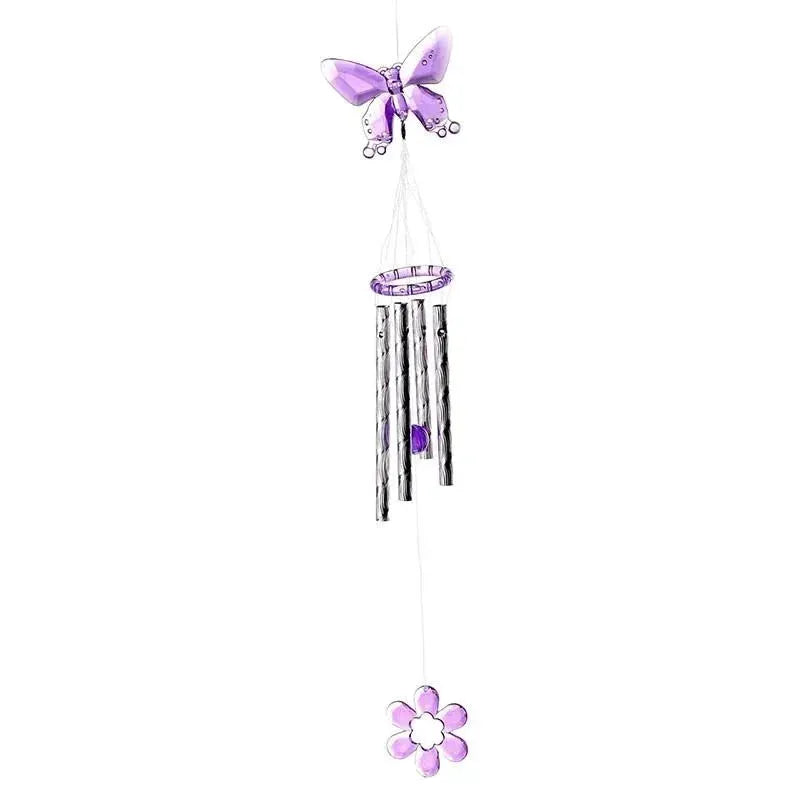 Wind Chime Angel Metal Aluminum Tubes Bell Wind Chime Creative Hollow Home Garden Wall Hanging Decoration Handmade Gift from PriceLows™