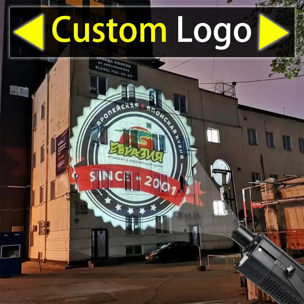 LED Gobo Projector | 200W | IP65 Rated | Custom Logo