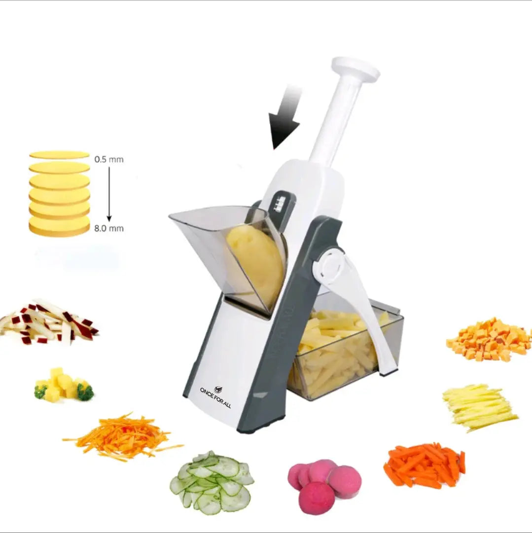 Vegetable Chopper | Stainless Steel Blade | ABS Construction | Green