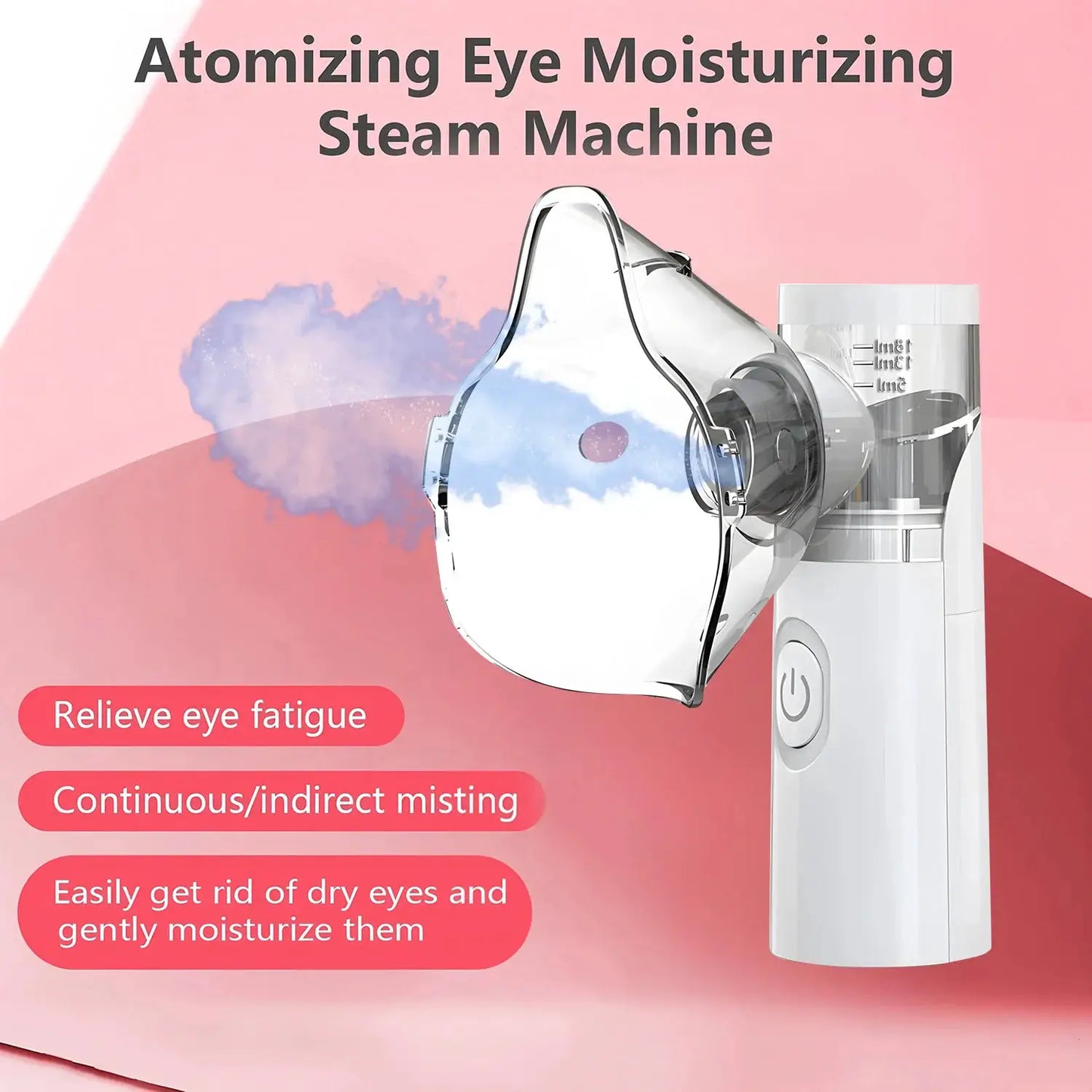 Mini Facial Steamer | Portable Handheld Nebulizer | 3 Level Settings