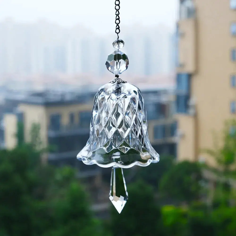 Rainbow Crystal Wind Chime Window Hanging Bell Glass Pendant Sun Catcher Christmas Decoration Home Decoration Garden Decoration from PriceLows™