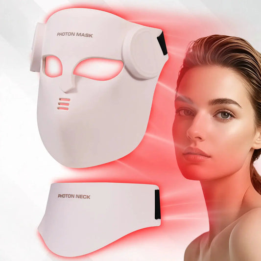 Soft Portable Led Facial Mask 8 Color LED Red Light Therapy for Acne Treatment Skin Rejuvenation Skin Care Face Mask from PriceLows™
