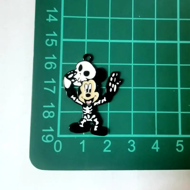 Halloween Pendant Charms | Metal Design | Cartoon Pattern | 10 Piece Set