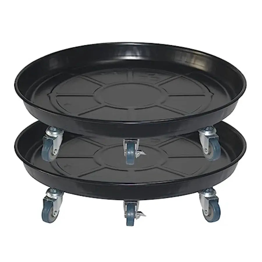 Round Plant Stand with Lockable Wheels 480lb Heavy Duty for Indoor Outdoor Large Rolling Dolly Planter Caddy on Casters to Carr from PriceLows™