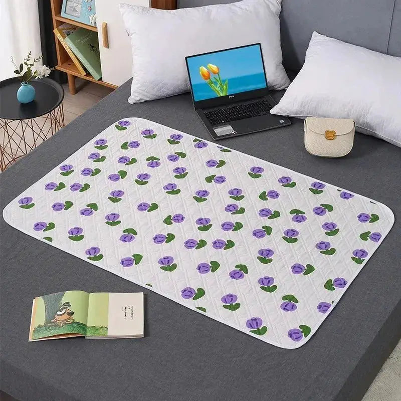 Waterproof Washable Mattress Urine Mat for Baby Toddlers Cute Cartoon Bed Protector Diaper Bedding Urine Pads Cloth Breathable from PriceLows™