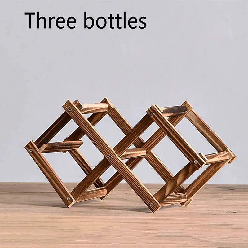 1PC can be stacked free-standing wine rack, very suitable for home bar display, multifunctional 3/5/10 bottle rack from PriceLows™