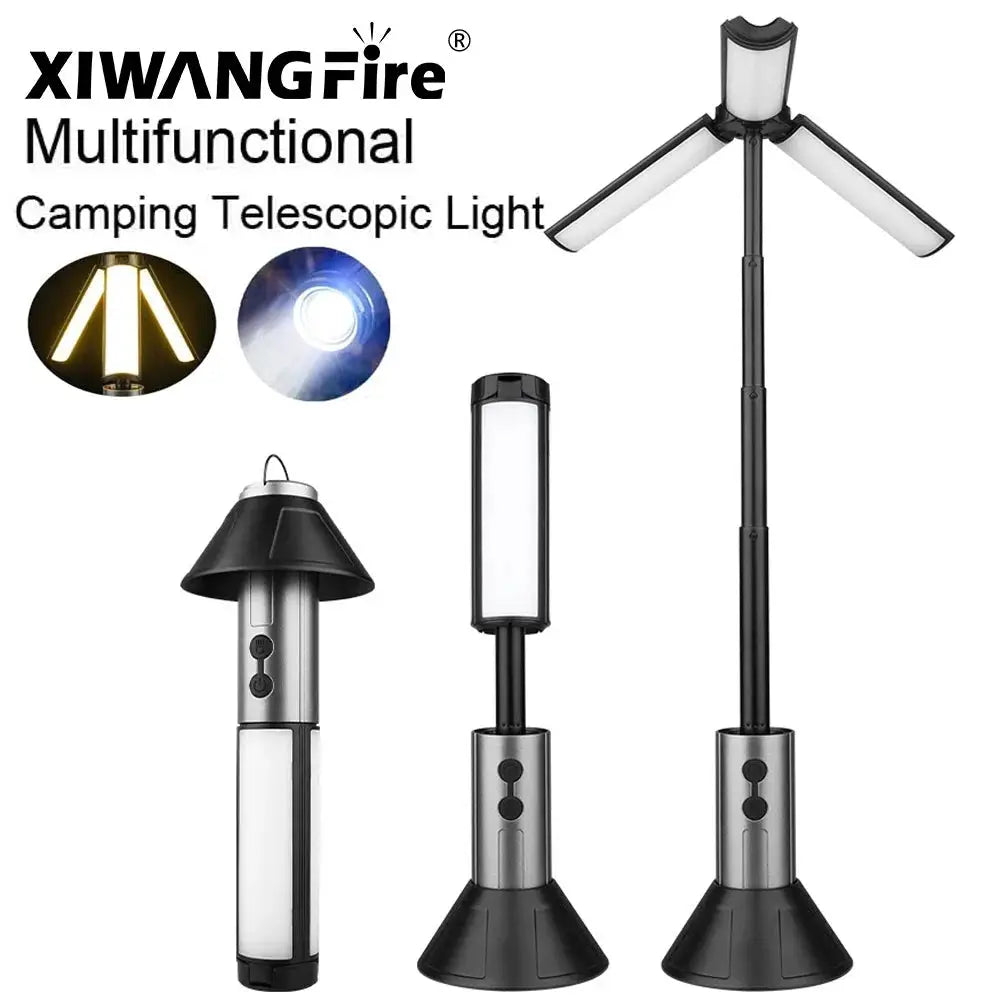Camping Lantern | USB Rechargeable | LED Bulb | Foldable Stand Base