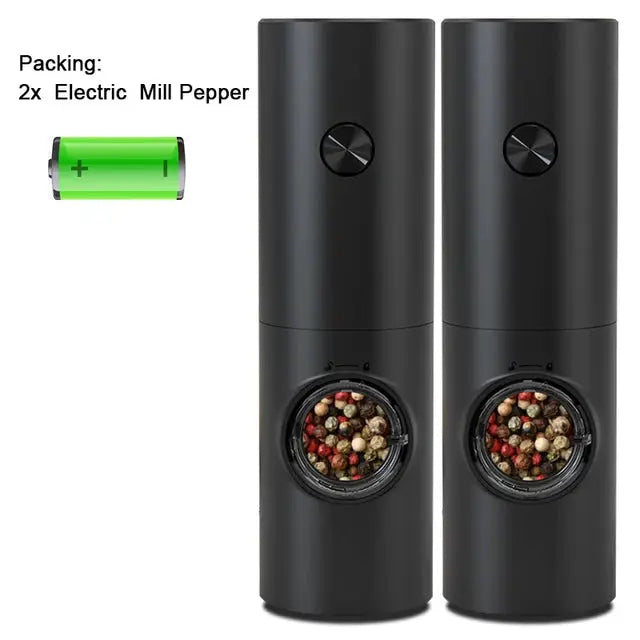 Electric Salt And Pepper Grinder | Battery Powered | Adjustable Coarseness