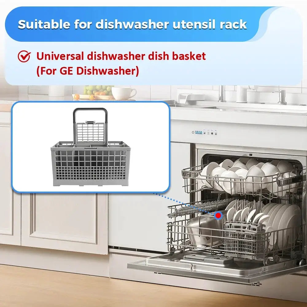 Dishwasher Cutlery Basket | Universal Fit | Foldable Holder | Knife And Fork
