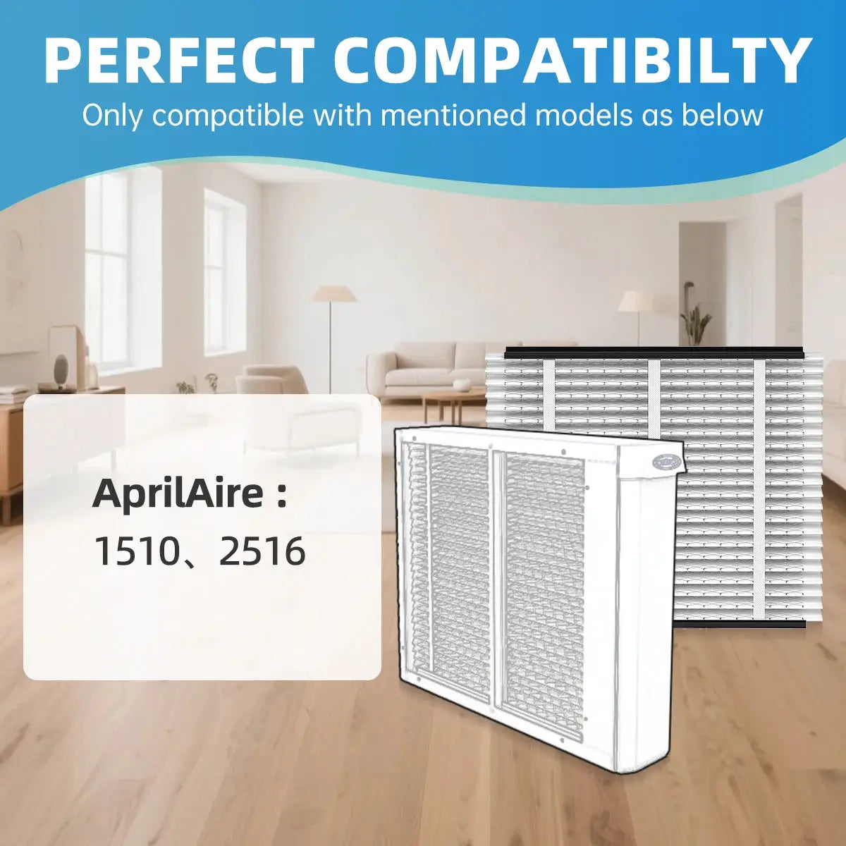 516 Replacement Air Filter MERV 16 Compatible with Whole House Model 2516 1510 Pleated HVAC AC Furnace 31x28x4 Filter 2Packs from PriceLows™