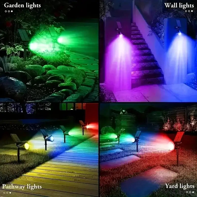 FAMCDC Solar Spot Light Outdoor Lawn Lamp Waterproof Spotlights Solar Garden Lights Landscape Lighting Decoration Pathway Lamp from PriceLows™