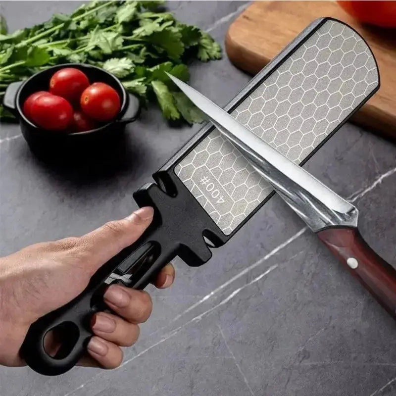 5 in1 Knife Sharpener Diamond Bars 400/1000 Multi-Tool Kitchen Knives Tungsten Steel Ceramic Grinding Double-Sided Whetstone 숫돌 from PriceLows™