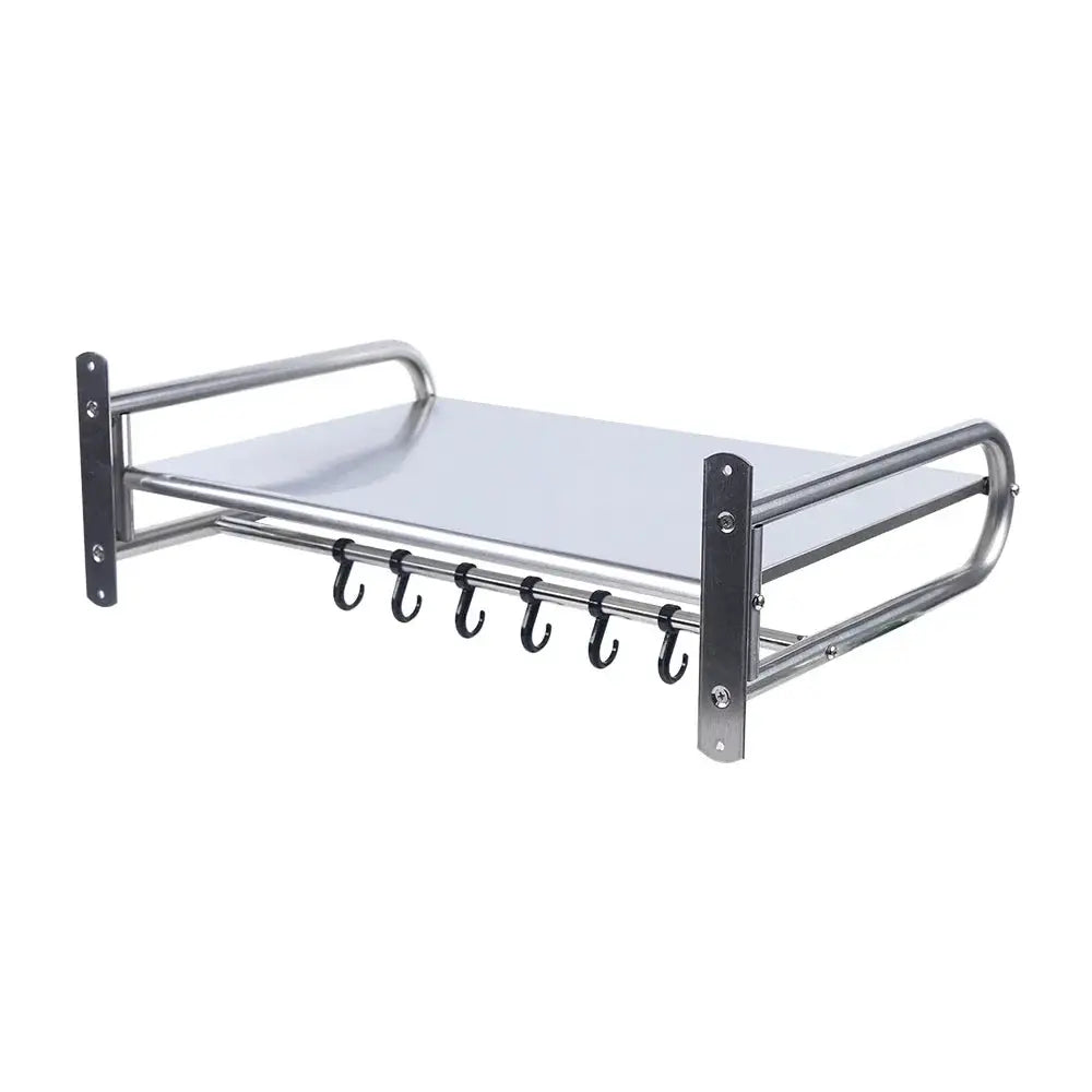 Microwave Oven Rack Stainless Steel Microwave Oven Shelf Wall-Mounted Kitchen Shelf Kitchen Shelves Counter from PriceLows™