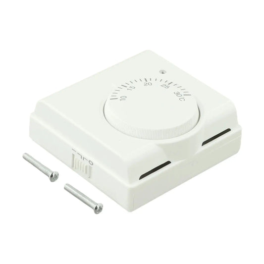 High Quality Practical Brand New Thermostat Temperature Switch White Room 2 Wire 220V AC Temperature Controller from PriceLows™