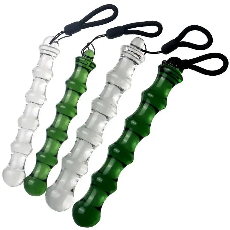 Man Massage Stick | Smooth Design | Green Transparent | 1 Piece