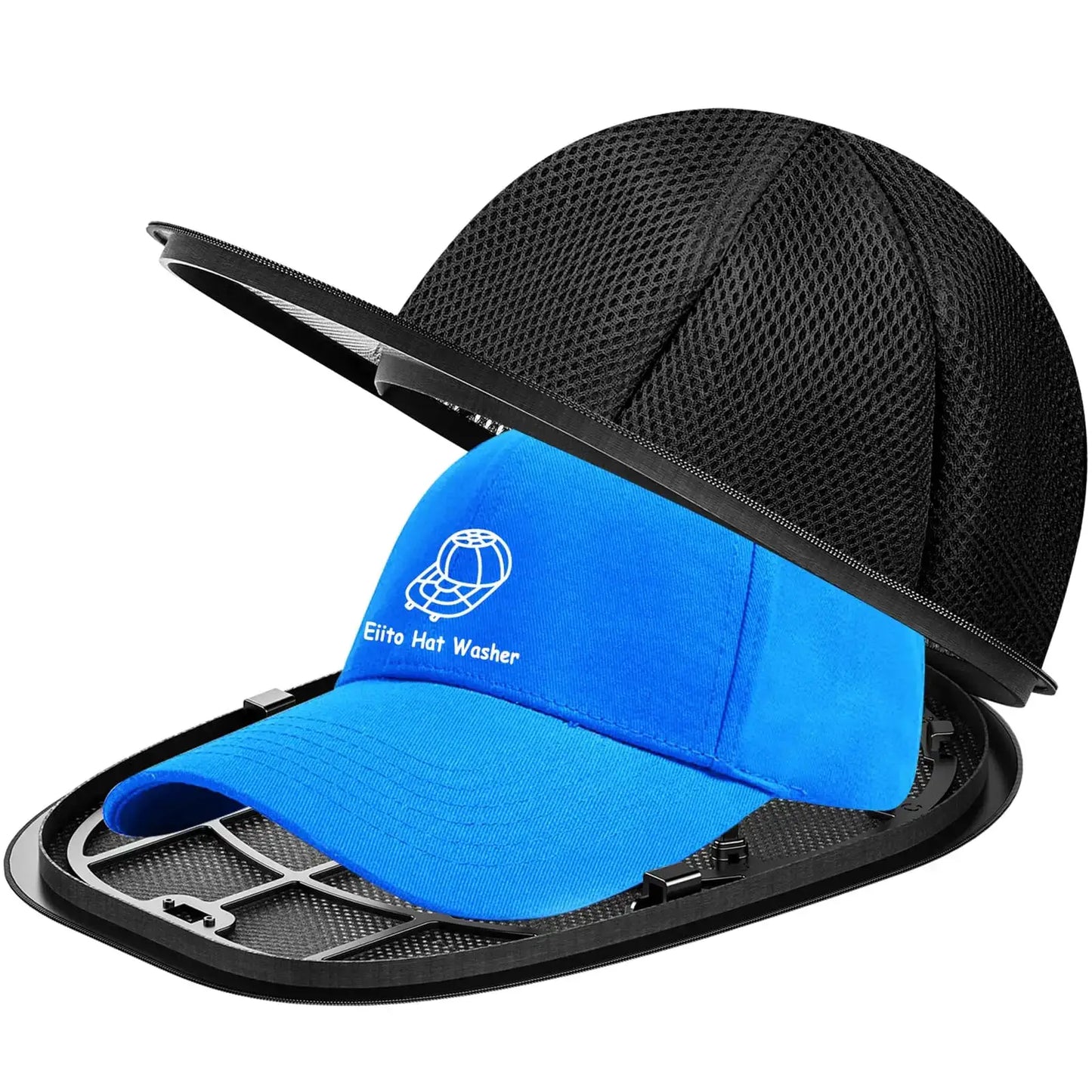 Hat Washer Cage | Reusable Wire Frame | Includes Protective Mesh Bag