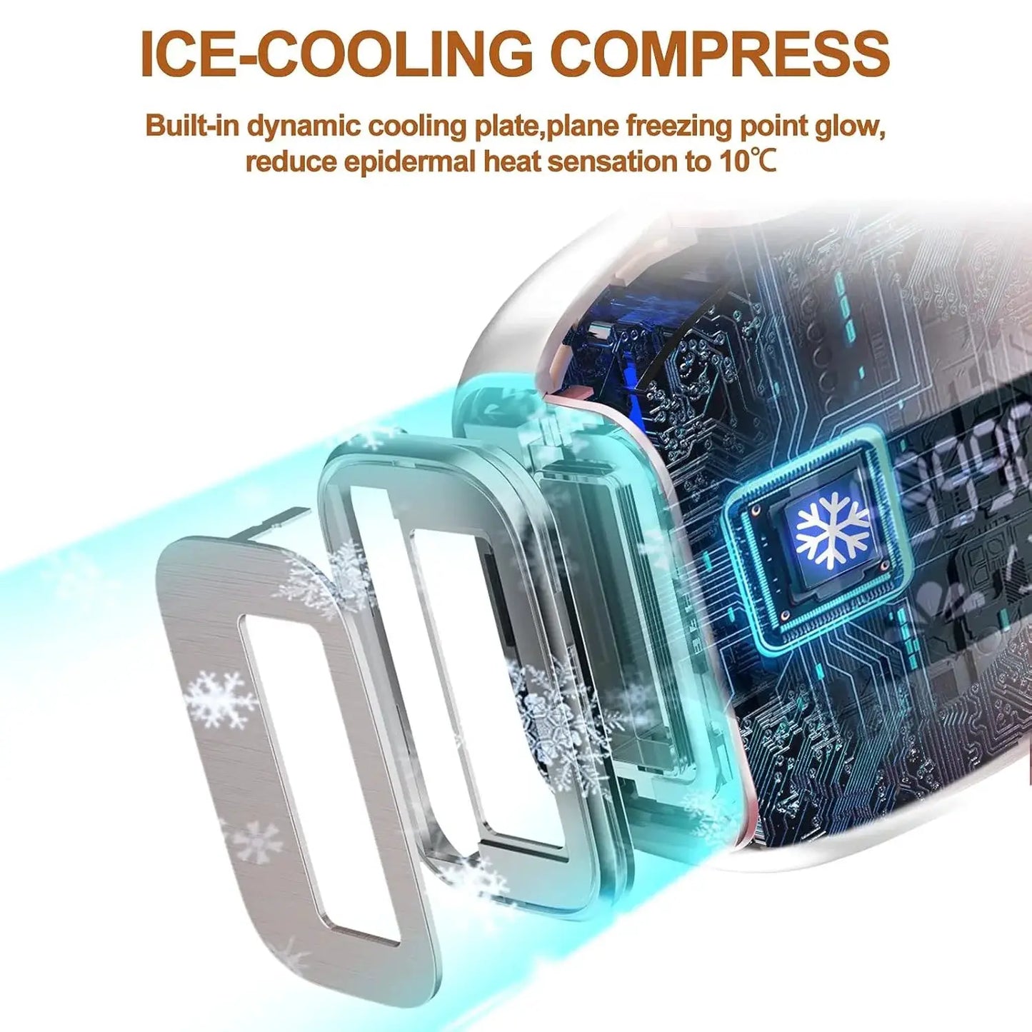 Ipl Hair Removal Device | 120 Flashes | Ice Cooling | Unisex