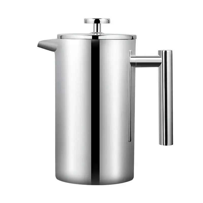 French Press Coffee Maker Stainless Steel Coffee Pot Double Wall Insulated French Press Pot Easy Clean Durable Coffee Tea Brewer from PriceLows™
