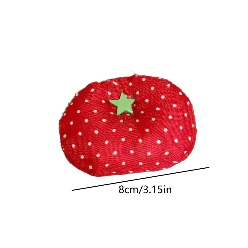 New Cute Tomato-shaped Data Cable Organizer, Charging Cable Winder, Earphone Cable Organizer, Fabric Fixing And Organizing Tool from PriceLows™