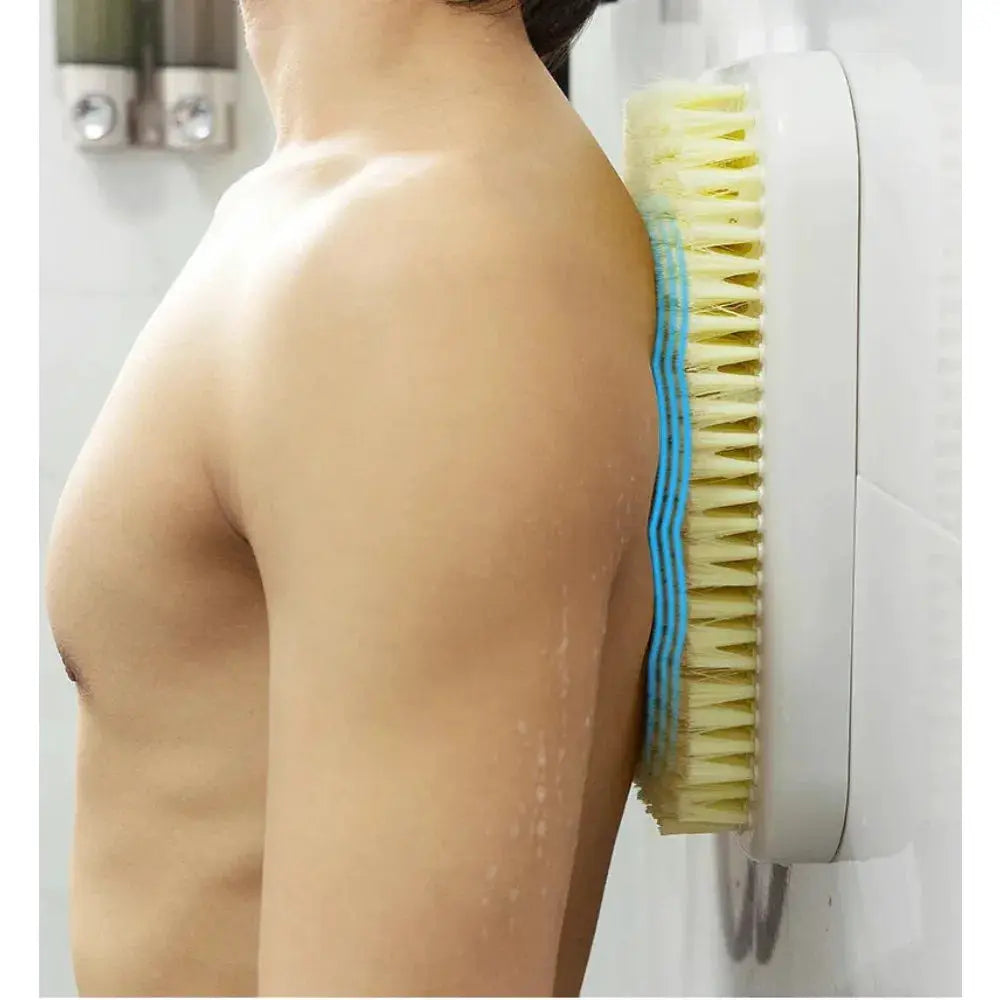 Back Scrubber | Wall Mounted | Exfoliating Brush | One Size
