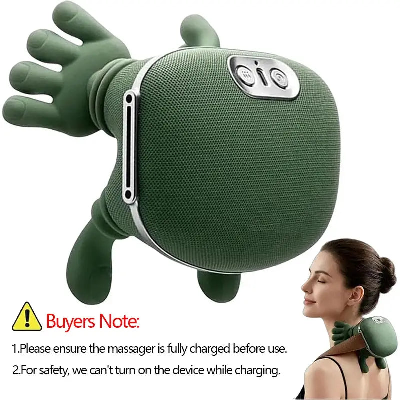 2026 Bionic Neck Shoulder Massager N7 Kneading Massager Shawl 3-Level Modes Neck Cervical Waist Leg Body Muscles Massage Pillow from PriceLows™