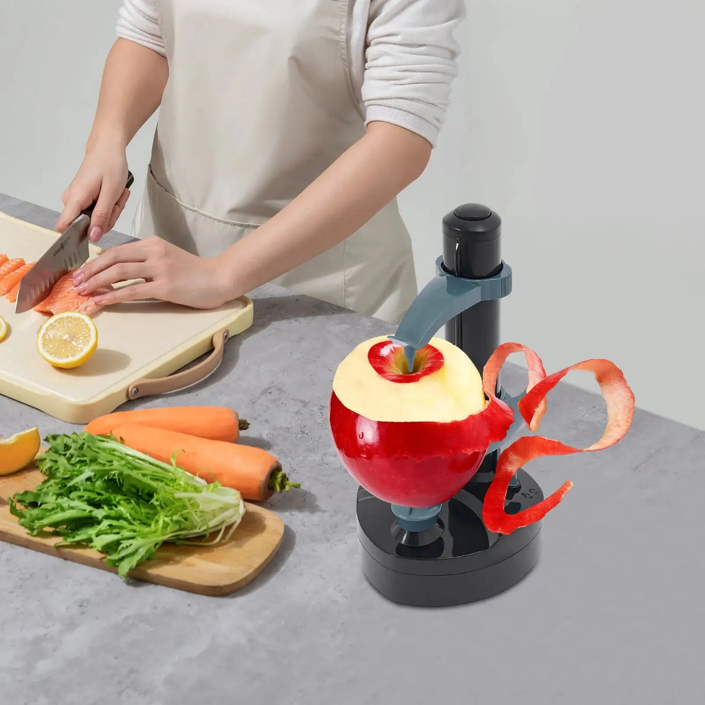24W Kitchen Peeling Tool Electric Vegetable Peeler ABS Multifunctional Automatic Potato Apple Peeler Fruit Peeler Machine from PriceLows™