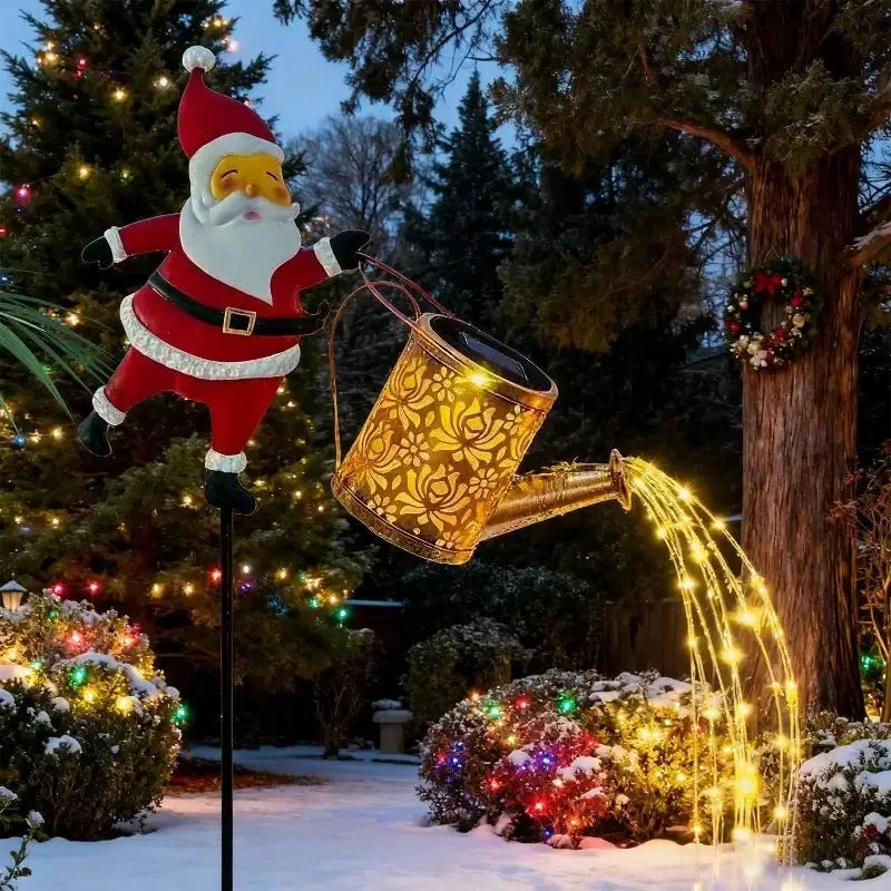 Solar Ground Lamp | Waterproof | Christmas Santa | LED Bulbs