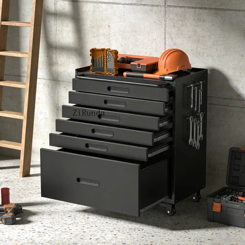 34.3" Rolling Tool Chest with 6 Drawers - Mobile Garage Cabinet Organizer, All-Drawer Design for Small Parts from PriceLows™