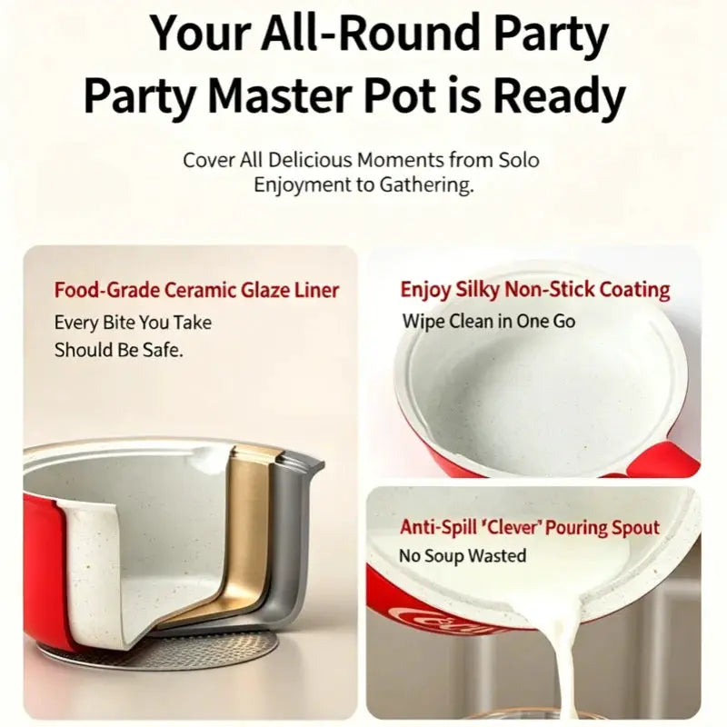 Stainless Steel Steamer Pan | 304 Grade | Nonstick Induction Ready