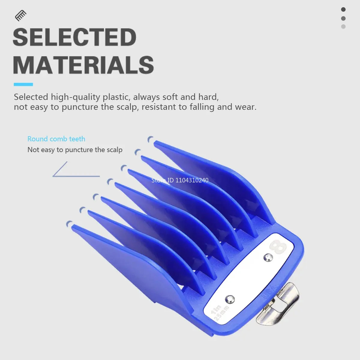 Universal Hair Clipper Guards Barber Trimmer Attachment Limit Combs Professional Barber Accessories Replacement Set Limit Combs from PriceLows™
