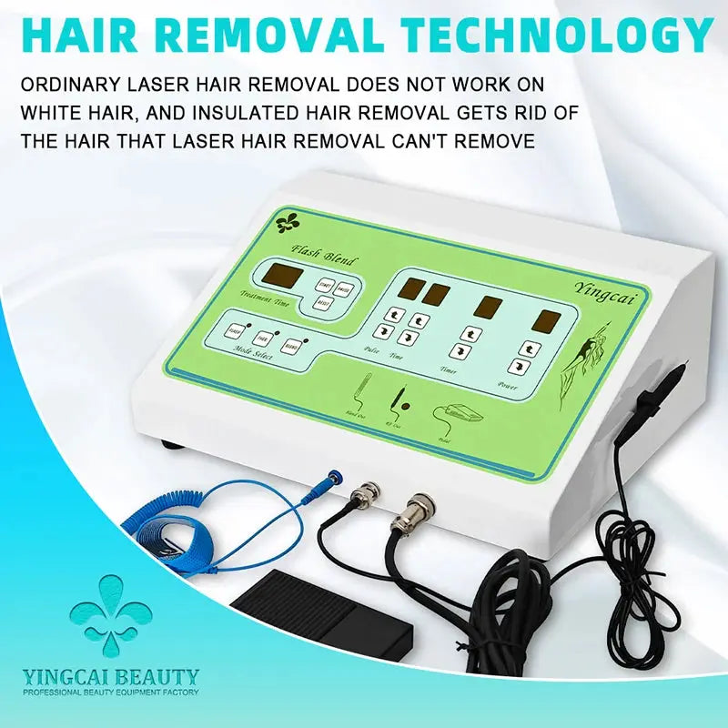 Portable Electrolysis Epilator | Painless Hair Removal | Electric Needle | 5 Lamp Heads