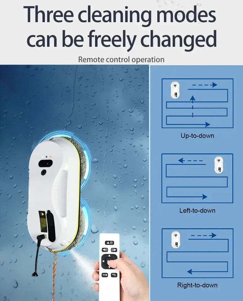 Window Cleaning Robot | Remote Controlled | Automatic Water Spray