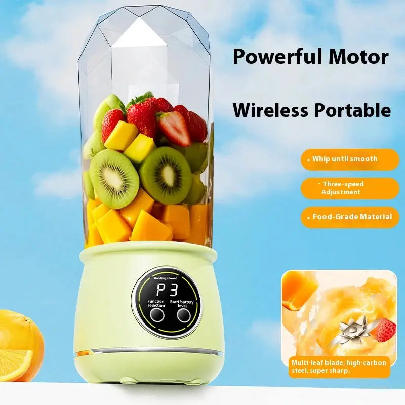 Electric Juicer, USB Charging Digital Blender, Portable Juicer, Suitable for Making Smoothies, Milkshakes, and Fruit Juices from PriceLows™