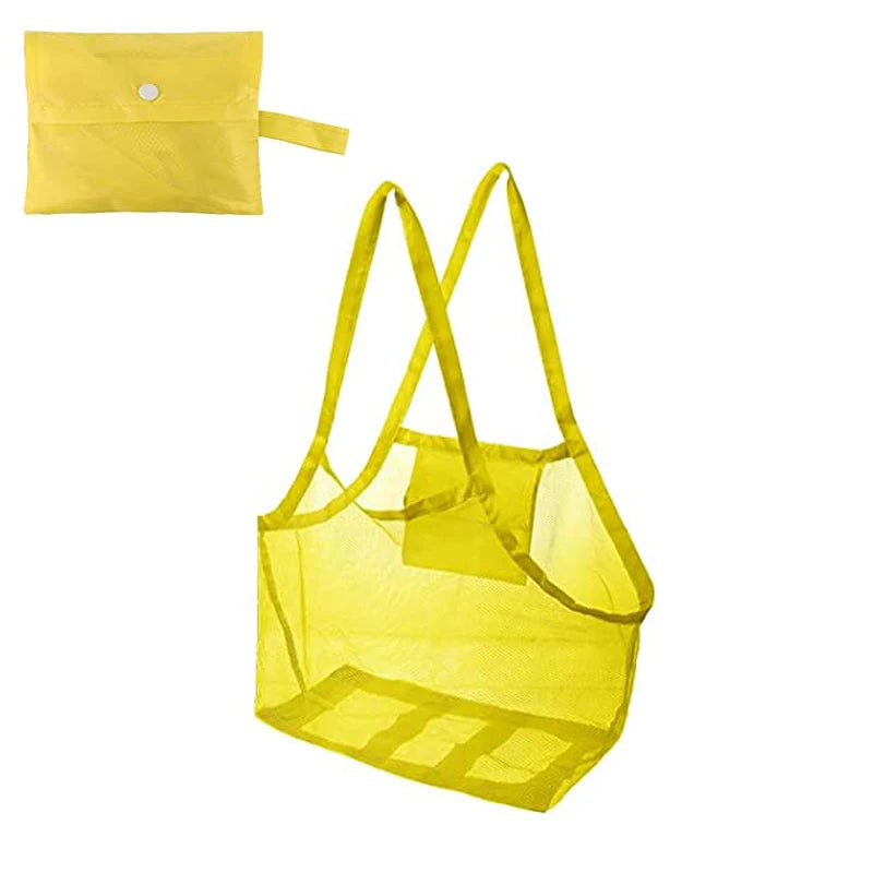 Children Sand Away Protable Mesh Bag Kids Toys Storage Bags Swimming Large Beach eco Bag Women Cosmetic Makeup Bag сумка женска from PriceLows™