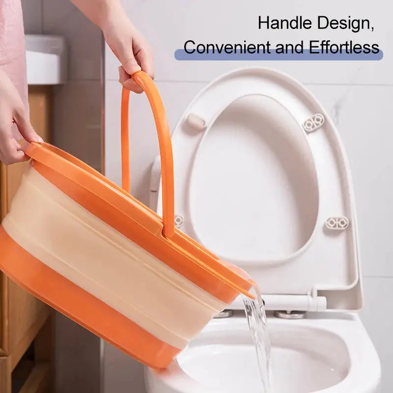 Telescopic Bath Bucket | 39x30 Inch Foldable | For Bathtub And Feet