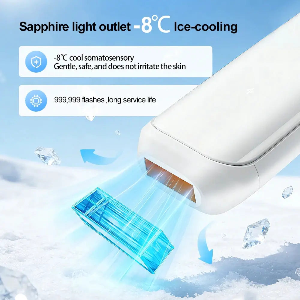 Ipl Hair Removal Device | 1200Nm Wavelength | Sapphire Cooling | Whole Body