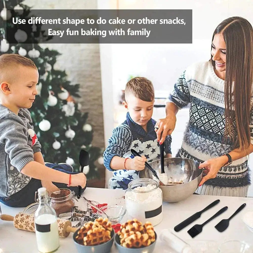 Silicone Spatula Set | Food Grade Silicone | Heat Resistant | 6 Piece Set