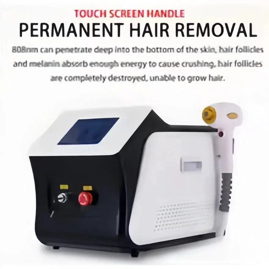 Portable Diode Laser Hair Removal | 755nm 808nm 1064nm | Ice Cooling Feature