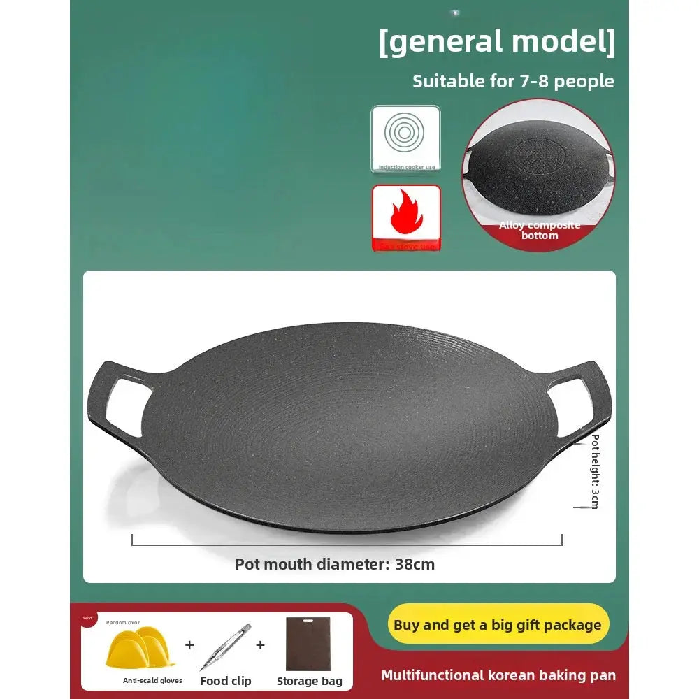 BBQ Cooking Plate | Die Cast | PFOA Free | Gas And Induction Compatible