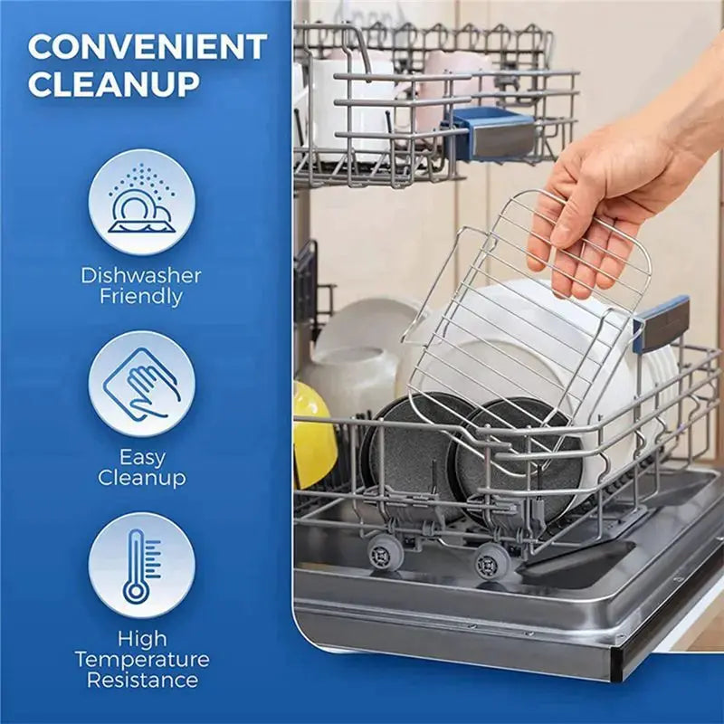 Air Fryer Rack | Multi Layer Design | For Ninja Dual Basket | DZ201, DZ401