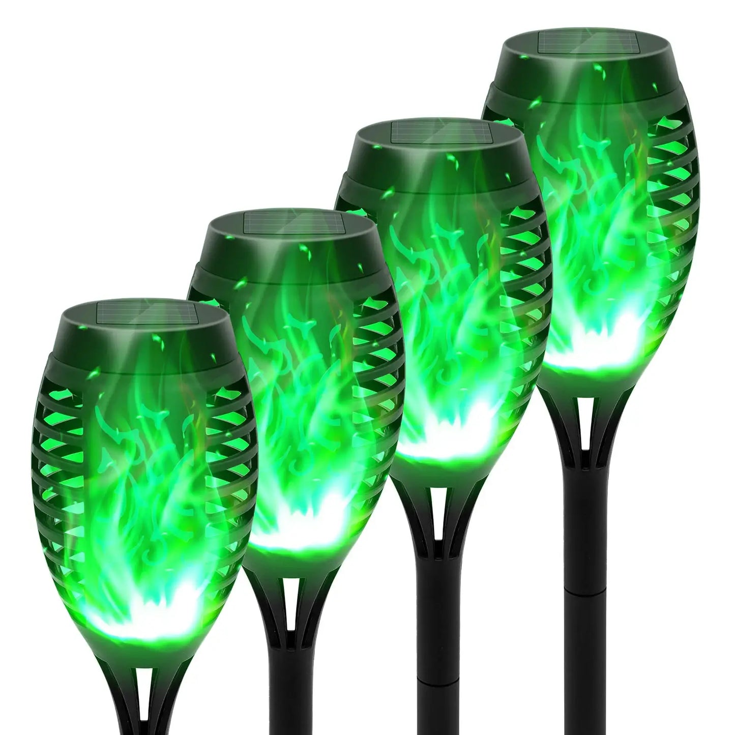 4/6/8/12Pcs Solar Flame Torch Light LED Flickering Outdoor Decoration Powered For Lawn Path Yard Patio Floor Night Lamp from PriceLows™