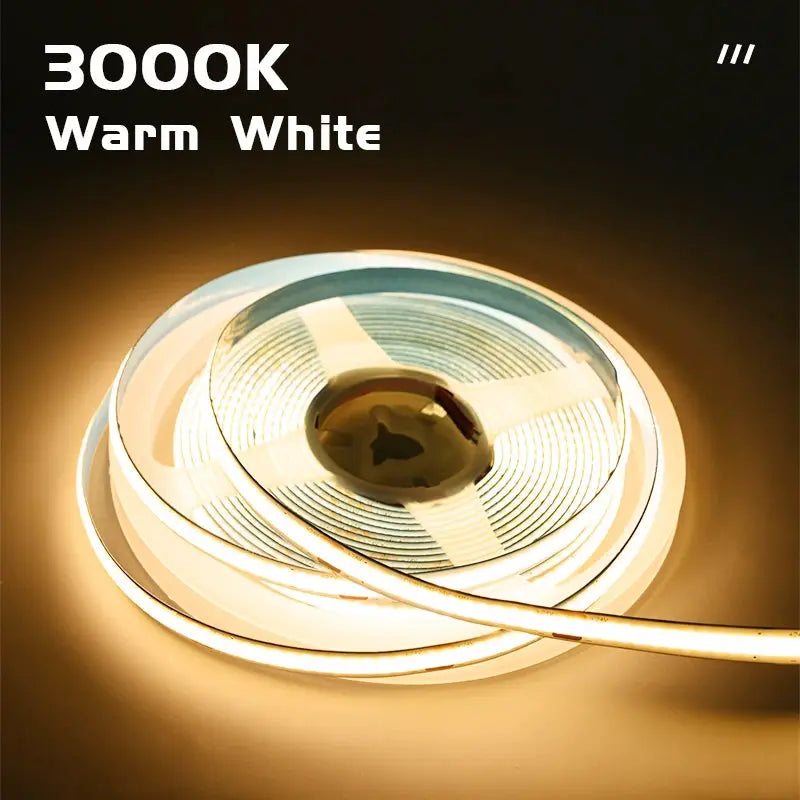 10m COB LED Strip Lights 320LEDs/m High Density Flexible LED Ribbon Tape 3000K 4000K 6500K Dimmable Linear LED Lighting 12V 24V from PriceLows™