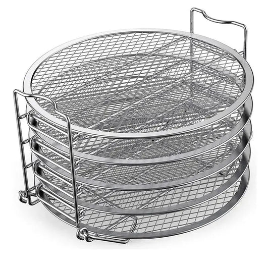 Air Fryer Rack | 5 Layer Stainless | Stackable Grid | Ninja Foodi 6.5QT 8QT