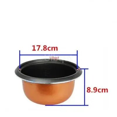 Rice Cooker Inner Pot | 304 Stainless Steel | Nonstick | Universal Fit