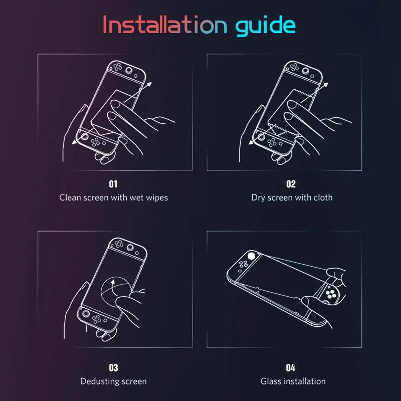 Tempered Glass Screen Protector | Crystal Clear | Anti Scratch | Switch Lite