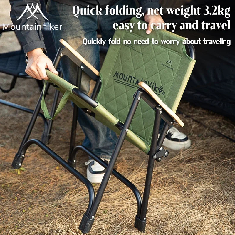 Foldable Camping Chair | Ergonomic Seating | Reinforced Support | One Size
