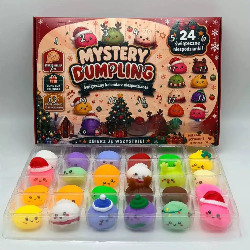 Christmas Dumpling Squishy | 24 Day Calendar | Slow Rising