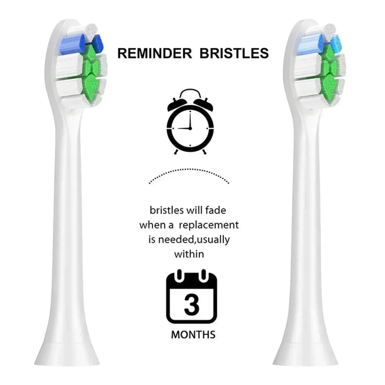 4/8/12/16 Pcs Replacement Toothbrush Heads Compatible with Philips Sonicare Electric Toothbrush Refills for 1100 2100 4100 5100 from PriceLows™