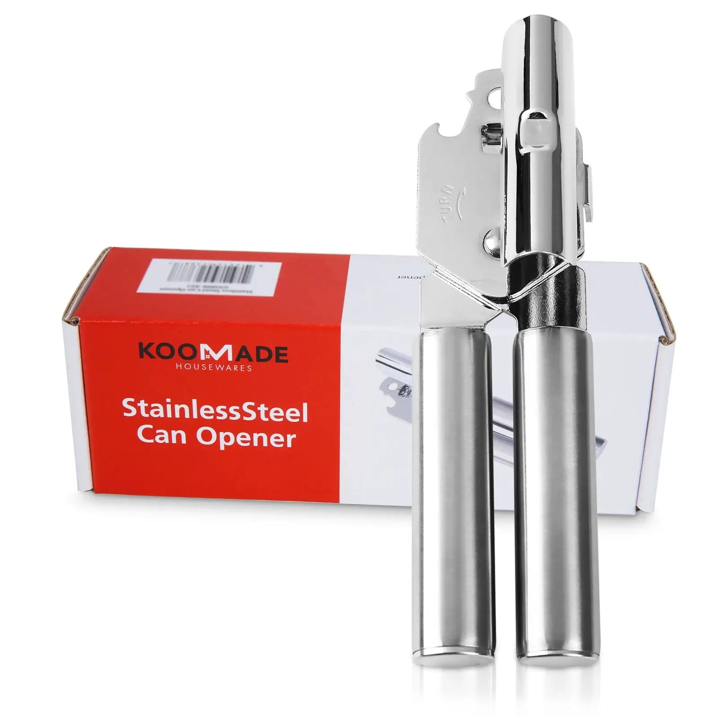 KOOMADE Stainless Steel Can Opener Safety Kitchen Tools Easy Grip Side Cut Manual Opener for Cans' Lid Kitchen Gadgets from PriceLows™