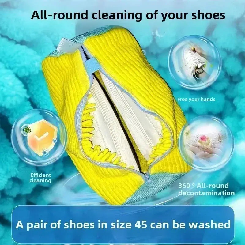 1/2/4PCS Washing Shoes Bag Cotton Laundry Fluffy Fibers Easily Remove Dirt Washing Bags Anti-Deformation Shoes Clothes Organizer from PriceLows™